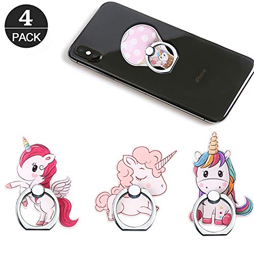 Product Cover Phone Ring Holder Stand,Unicorn Phone Ring Stand Holder 360 Rotation Finger Ring Grip Stand for Cellphones,Smartphones and Tablets