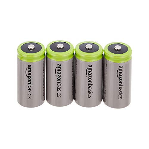 Product Cover AmazonBasics C Cell Rechargeable Batteries 5000mAh Ni-MH - Pack of 4 (Packaging may vary)