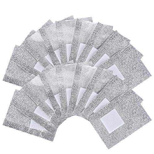 Product Cover BTYMS 400 Pcs Nail Polish Remover Nail Foil Wraps Nail Gel Remover Soak Off Foils Cotton Pads Acrylic Removal Wraps