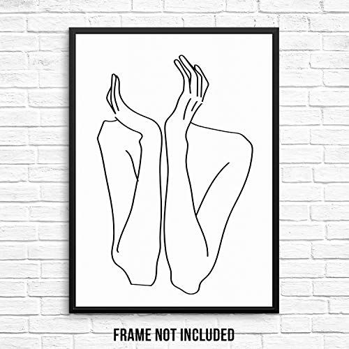 Product Cover Modern Abstract Woman's Body Shape Silhouette Wall Decor Art Print Poster 11