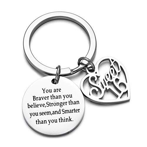 Product Cover Girl's Gift 16th Birthday Gift 16th Birthday Keychain Birthay Gift Idea Inspirational Gifts, 3cm