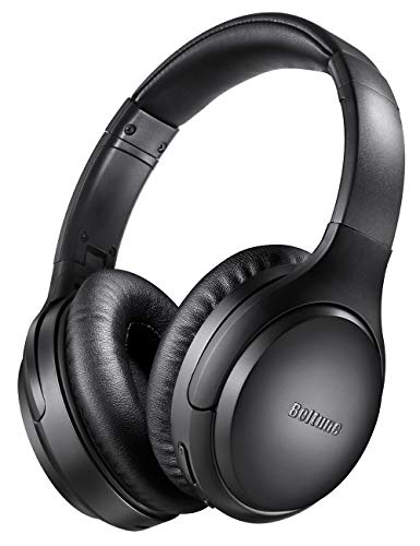 Product Cover Active Noise Cancelling Headphones, Boltune Bluetooth 5.0 Over Ear Wireless Headphones with Mic Deep Bass, Comfortable Protein Earpads 30H Playtime for Travel Work TV PC Cellphone