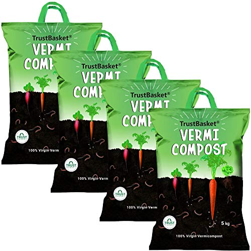 Product Cover TrustBasket Organic Vermicompost Fertilizer Manure for Plants -20 kg