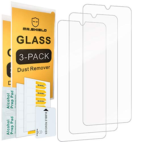 Product Cover [3-Pack]- Mr.Shield for Samsung Galaxy A30 [Tempered Glass] Screen Protector [Japan Glass with 9H Hardness] with Lifetime Replacement