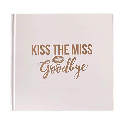 Product Cover Kiss The Miss Goodbye - Bachelorette Party Notebook Keepsake Gift for The Bride to Be (Notebook)