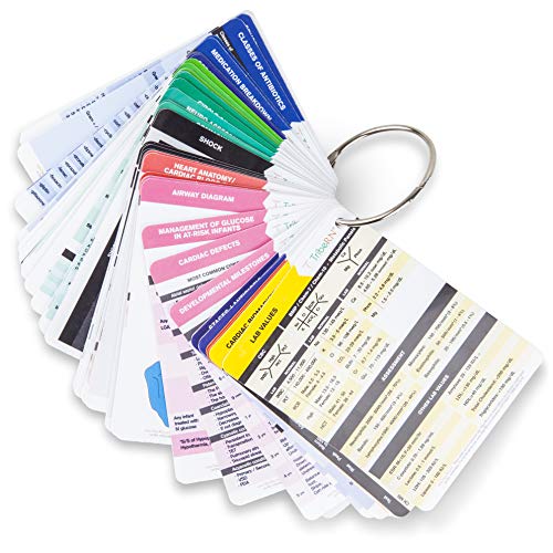 Product Cover PocketGuru Set by Tribe RN - 85 Scrub Pocket Sized Nurse Reference Cards - (Bonus Nursing Cheat Sheets) Perfect Nurse or Nursing Student Gifts - Studying and Clinical Rounds