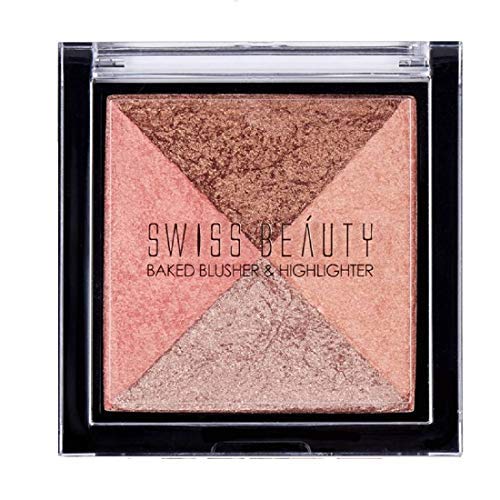 Product Cover Swiss Beauty 2 Baked Blusher & Highlighter (7g, ColorSet-01)