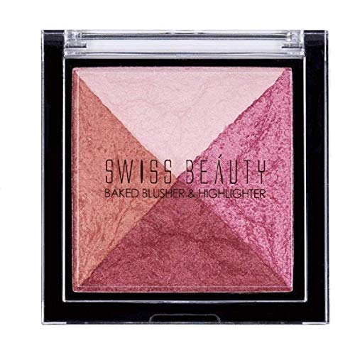Product Cover Swiss Beauty 2 Baked Blusher & Highlighter (7g, ColorSet-02)