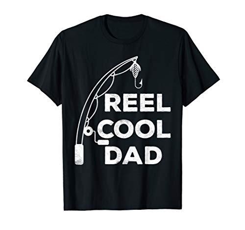 Product Cover Mens Reel Cool Dad T-Shirt Fishing Daddy Father's Day Gift Shirt T-Shirt