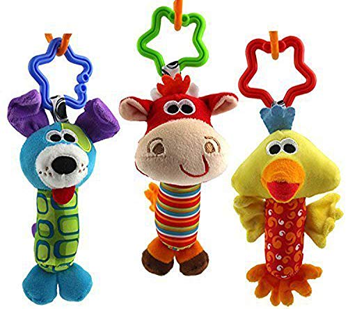 Product Cover Ebrima Baby Rattles Stroller Educational Toys, Set of 3