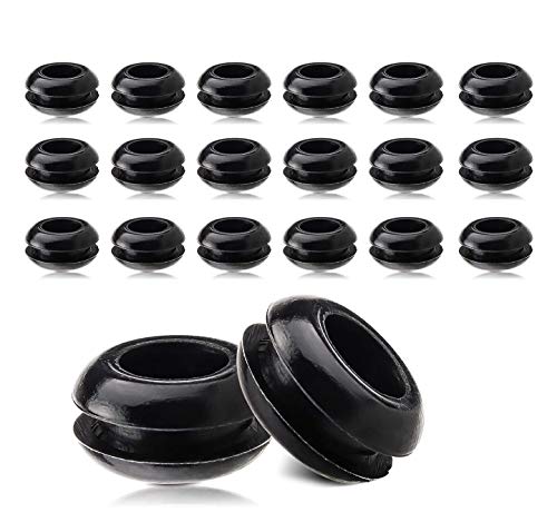 Product Cover GLIDESTORE 20 PCS Airlock Grommet, Silicone Grommets, Fermenter Lid Grommet for Airlock On Homebrew, Mason Jars, Straws, Airlock, Beer, Mead, Wine, Plastic Bucket Fermenter Lids (5/8