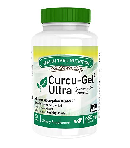 Product Cover Health Thru Nutrition 650 Mg Bcm-95 Bio-Curcumin Complex Curcu-Gel Ultra, 60 Count