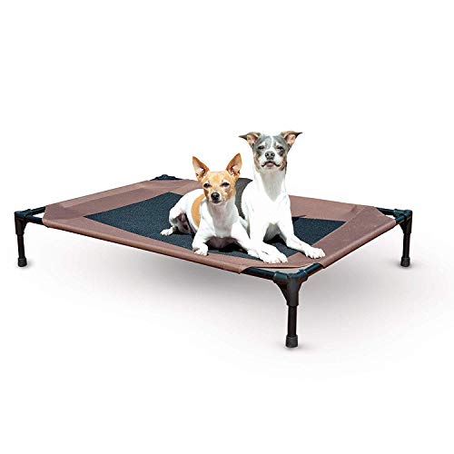 Product Cover K&H PET PRODUCTS Original Dog Cot, Chocolate/Mesh, Large/30