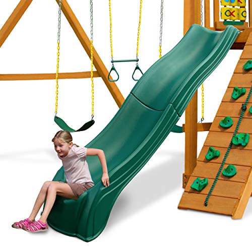 Product Cover Swing-N-Slide WS 5033 Olympus Wave Slide Plastic Slide for 5' Decks, Green