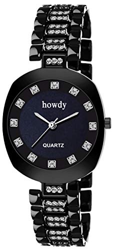 Product Cover Howdy Black Analog Wrist Watch
