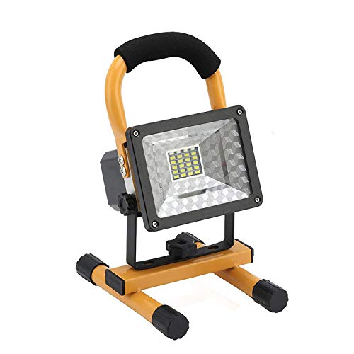 Product Cover OTYTY COB Rechargeable Portable LED Work Light with Stand [24LEDs,30W], Waterproof LED Flood Lights for Outdoor Camping Hiking Emergency Car Repairing Job Site Lighting (W804)