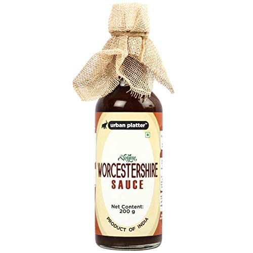 Product Cover Urban Platter Worcestershire Sauce, 200g / 7oz [Vegan, Tasty & Delicious]