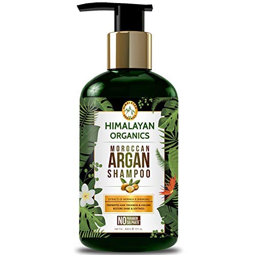 Product Cover Himalayan Organics Moroccan Argan Oil Shampoo for Hair Growth - No Parabens & No Sulphate - 300ml