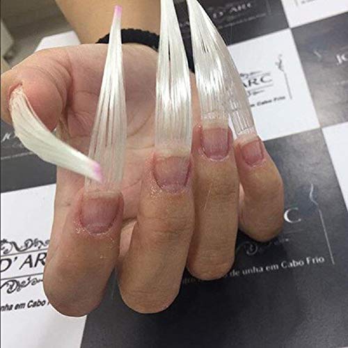 Product Cover Maxbei 100pcs/set Fiberglass for Nail Extension Glass Fiber False Nails Manicure Salon Tool Accessories