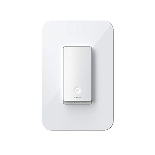 Product Cover Wemo Wi-Fi Light Switch, 3-Way - Control Lighting from Anywhere, Easy In-Wall Installation, Works with Alexa, Google Assistant and Apple HomeKit (WLS0403)