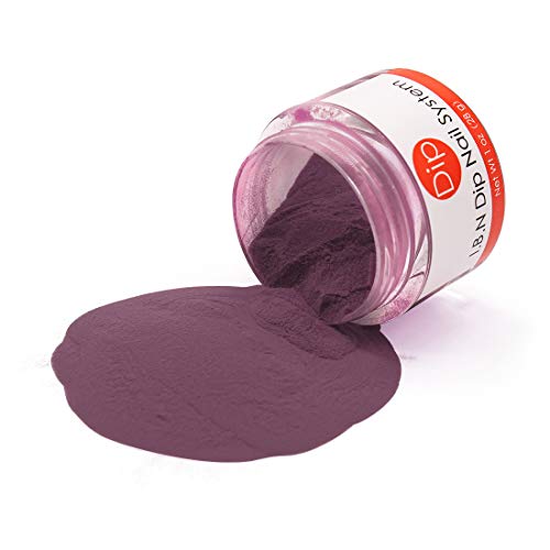 Product Cover Dark Red Dipping Powder 1 Ounce (Added Vitamins) I.B.N Nail Dip Acrylic Powder, No UV LED Lamp Required (DIP 032)