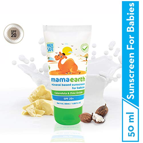 Product Cover Mamaearth Mineral Based Sunscreen for Babies, White, 50ml