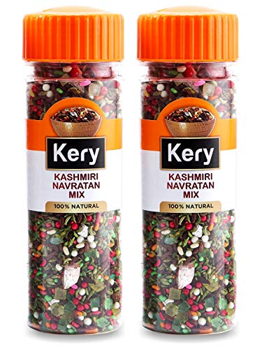 Product Cover Kery Kashmiri Navratan Mix Mukhwas, 2 Bottles, 280g [Elaichi Mix Mouth Freshener]