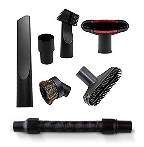 Product Cover Wonlives Car Hose Connection Kit Car Hose Fittings Vacuum Stretch Cleaner Hose Flexible Extension Hose Attachment Brush Nozzle Crevice Tools for Most Vacuum Cleaners 32mm -35mm