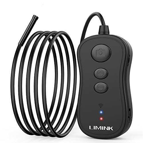 Product Cover WiFi Endoscope Camera, LIMINK 5.5mm Inspection Camera with Light Wireless Borescope Snake Camera for iPhone, Android Smartphone - 3.5m/11.5ft