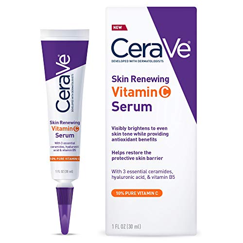 Product Cover CeraVe Vitamin C Serum with Hyaluronic Acid | Skin Brightening Serum for Face with 10% Pure Vitamin C | Fragrance Free | 1 Fl. Oz