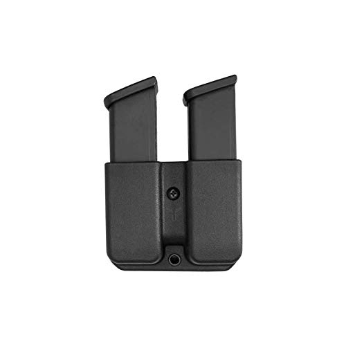 Product Cover Blade-Tech Signature Double Mag Pouch with Tek-Lok for Glock 17, 19, 22, 23, H&K USP 9/40, H&K VP9 and More