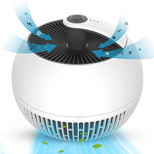 Product Cover Air Purifier for Home - 3-in-1 True HEPA Filter Air Cleaner with 3 Fan Speeds, 3 Stage Filtration, Super Quite, Compact Size, Reduce Dust Particles Pet Dander Pollen Odor Eliminator