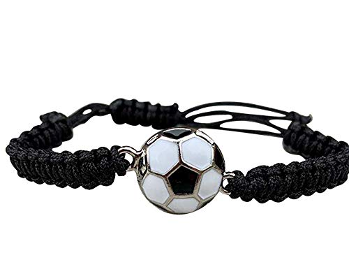 Product Cover Soccer Bracelet, Soccer Jewelry, Adjustable Unisex Soccer Paracord Bracelets - Soccer Gifts