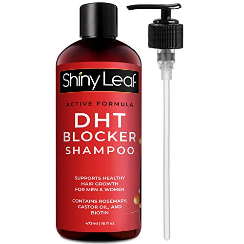 Product Cover DHT Blocker Anti-Hair Loss Shampoo With Biotin, for Men & Women, Sulfate Free, Natural DHT Blocking Shampoo for Hair Growth, For Thinning Hair, Hair Fall and Hair Loss Prevention, Active Formula 16 Oz