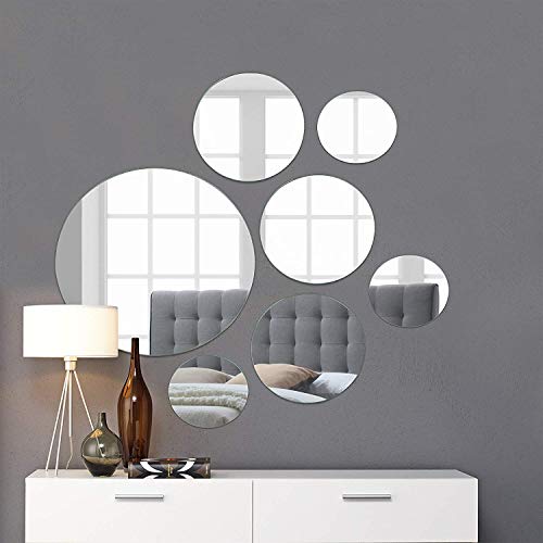 Product Cover Light In The Dark Large Round Mirror Wall Mounted Assorted Sizes (1x12
