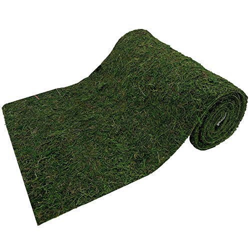 Product Cover FUNFLO Roll of Moss Table Runner for Woodland Wedding Decor, Green (12
