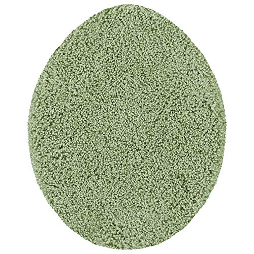 Product Cover Maples Rugs Softec Non Slip Washable & Quick Dry Elongated Toilet Seat Lid Cover [Made in USA], Sage