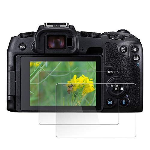 Product Cover Macolink Tempered Glass Screen Protector Compatible Canon EOS RP, Anti-Explosion Anti-Scratch Camera LCD Protector Film (2 Pack)