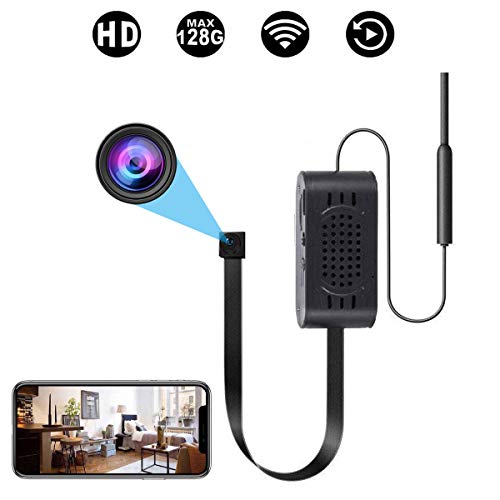 Product Cover Spy Camera WiFi Hidden Cameras with Motion Detection, Mini Wireless Remote Live View with Free Phone App Full HD 1080P, Easy Setup Security Cam for Home, Nanny, Car, Office, Room, Indoor, Outdoor