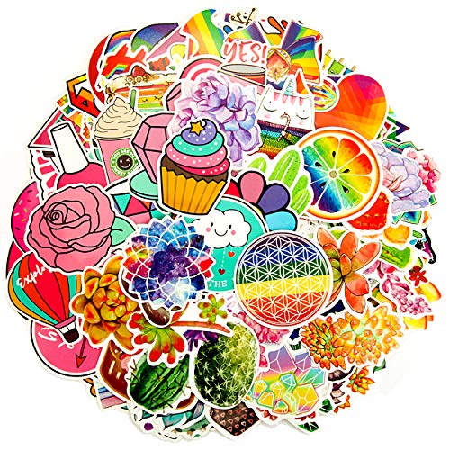 Product Cover DECYOOL 200 Pcs Boys Girls Vinyl Laptop Stickers Decal for Water Bottle Skateboard Luggage Motorcycle Phone Bicycle Guitar