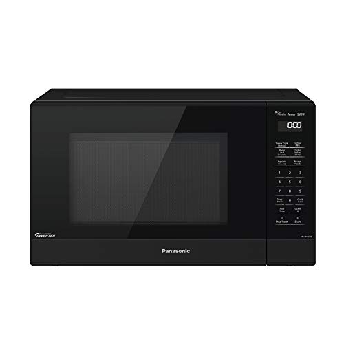 Product Cover Panasonic Compact Microwave Oven with 1200 Watts of Cooking Power, Sensor Cooking, Popcorn Button, Quick 30sec and Turbo Defrost - NN-SN65KB - 1.2 cu. ft (Black)