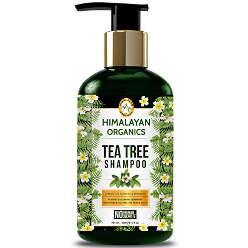Product Cover Himalayan Organics Tea Tree Shampoo - Anti Dandruff - No Parabens & No Sulphate - 300ml