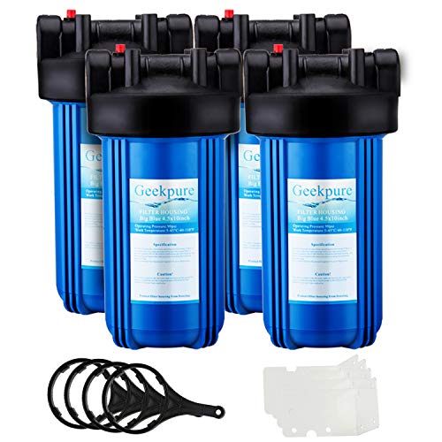 Product Cover Geekpure 10-Inch Whole House Big Blue Water Filter Housing 4.5