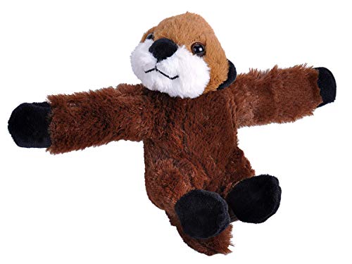 Product Cover Wild Republic Huggers Otter Plush Toy, Slap Bracelet, Stuffed Animal, Kids Toys, 8