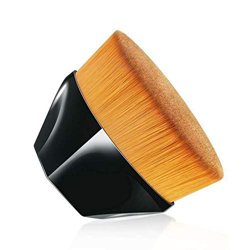 Product Cover Foundation Makeup Brush - Flat Top Kabuki Brush For Blending Liquid, Cream or Foundation Cosmetics