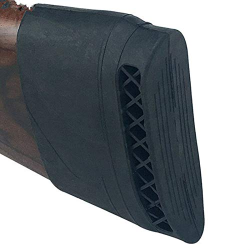 Product Cover Zsling Rifle Shotgun Slip on Recoil Pad Butt Gun Protector Stock Rubber TPR Hunting Shooting Extension Accessories Black Brown (Black)