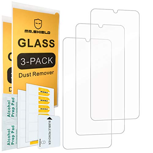 Product Cover [3-Pack]-Mr.Shield for Samsung Galaxy M30 [Tempered Glass] Screen Protector [Japan Glass with 9H Hardness] with Lifetime Replacement