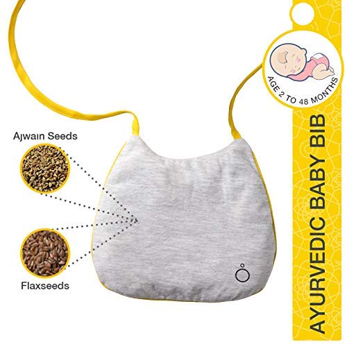 Product Cover Omved Baby Bib Compress for Cold and Colic Relief, Light Grey