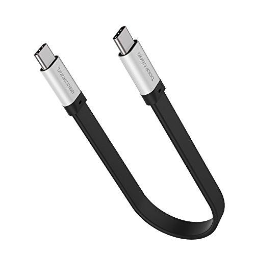 Product Cover DockCase USB C to USB C Cable 3.1 Gen 2 10Gbps 100W 4K Video Data Transfer Charging Cable for MacBook Pro ThinkPad Yoga Samsung Galaxy Note 8 S8 S9 T5 LaCie SSD - 22cm
