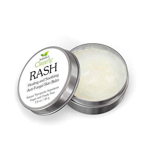 Product Cover Isabella's Clearly Rash Anti Fungal Skin Balm. Provides Instant Relief for Itching, Dry Irritated Skin. Helps Treat Ringworm, Jock Itch, Athletes Foot, Eczema, Nail Fungal Infections. Vegan. USA